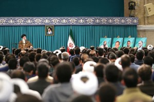 دیدار جمعی از نخبگان و استعدادهای برتر علمی کشور با رهبر معظم انقلاب اسلامی 